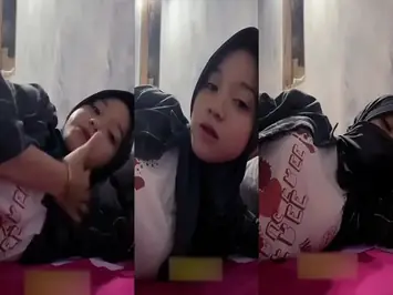 Hijab Toge Gede Live TikTok Melet Memek Basah